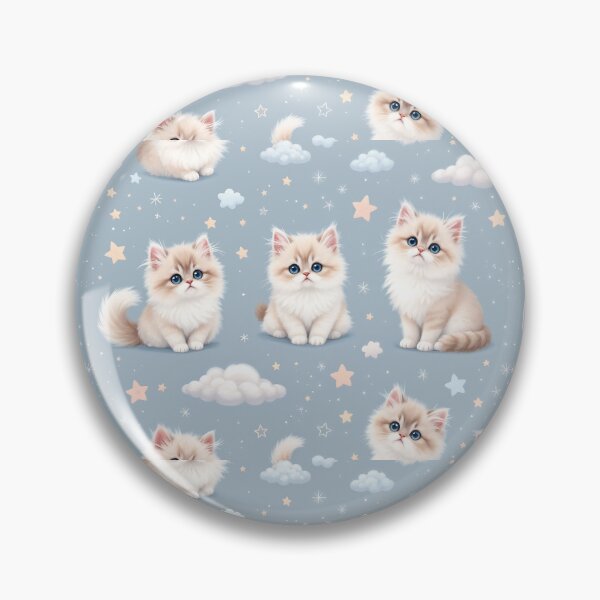 Item preview, Whimsical Ragdoll Cat Pattern for Various Projects designed and sold by AlwaysHome.