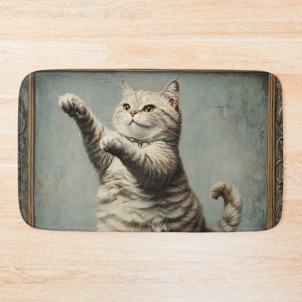 Item preview, Dancing Fat Tabby Cat designed and sold by Elisabeth Lucas.