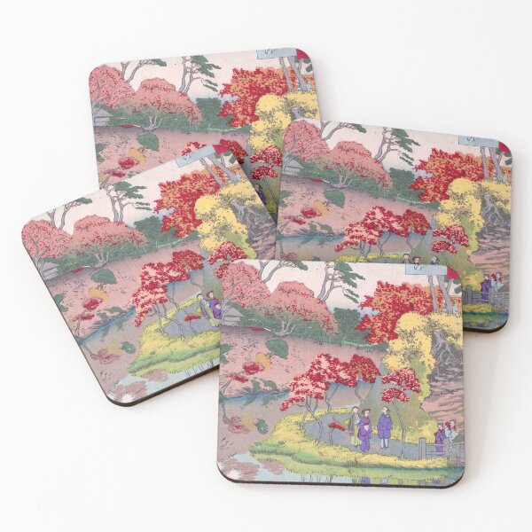 Item preview, Autumn Serenity: A Scenic Stroll by Kobayashi Kiyochika designed and sold by Kina-design.