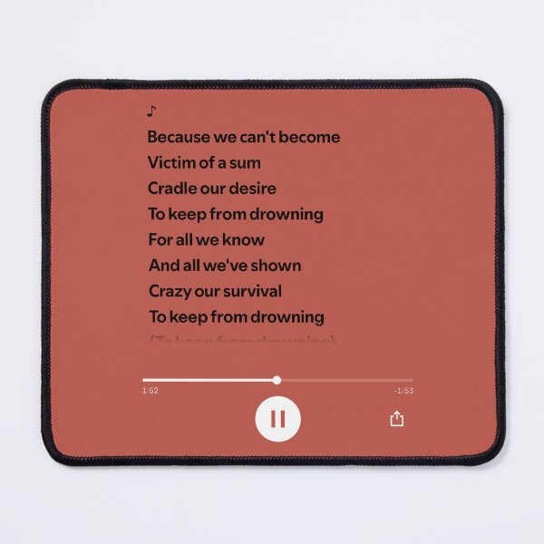 Item preview, Drowning or Cool Music designed and sold by Mirosi-S.