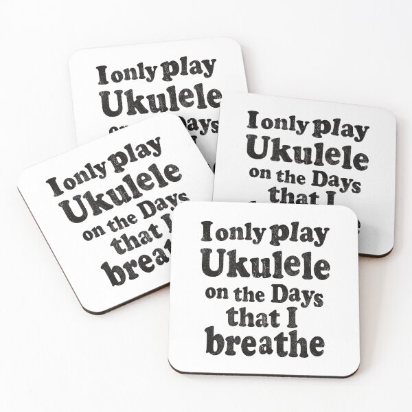 Item preview, I only play Ukulele on the days that I breathe designed and sold by UkeverseGifts.