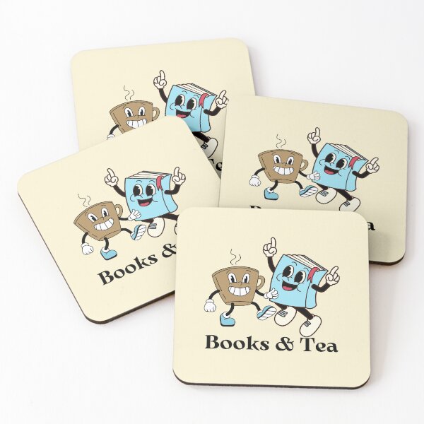 Item preview, Book And Tea Retro Book Lover Bookish Aesthetic Tea Lover designed and sold by BookishSerena.