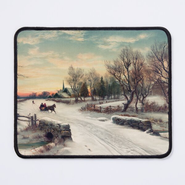 Item preview, Christmas Morn (ca. 1880) by W. C. Bauer designed and sold by PureVintageLove.