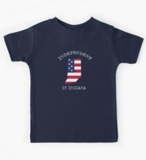 Indiana Independence Day 4th July Shirt Kids Tee