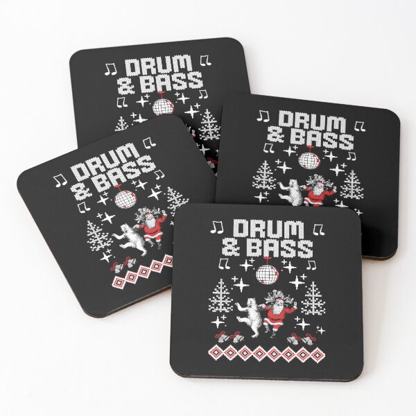 Item preview, DRUM AND BASS  - DNB Santa Dance (White)  designed and sold by Discothreadz.