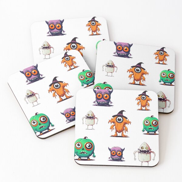 Item preview, Monster Halloween Character Pattern 1 designed and sold by Tom-Johnson.