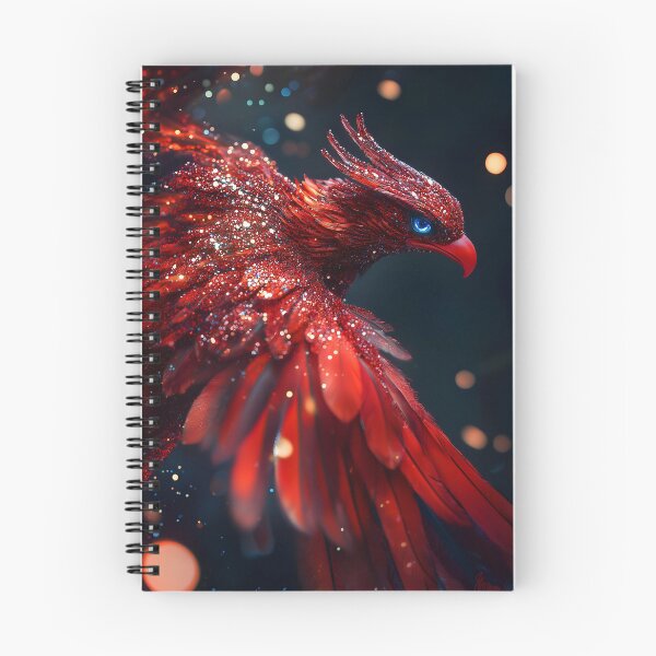 Item preview, red phoenix: airborne designed and sold by Rhea Silvia Will.