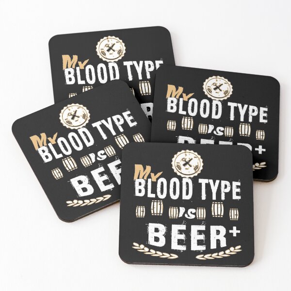 Item preview, My Blood Type Is Beer + designed and sold by SmartStyle.