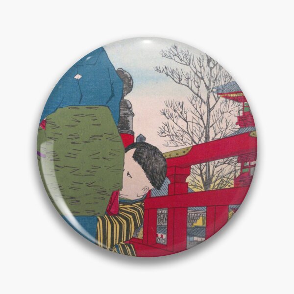 Item preview, A walk through Sensoji Temple by Kobayashi Kiyochika designed and sold by Kina-design.