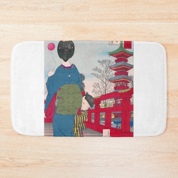 Item preview, A walk through Sensoji Temple by Kobayashi Kiyochika designed and sold by Kina-design.