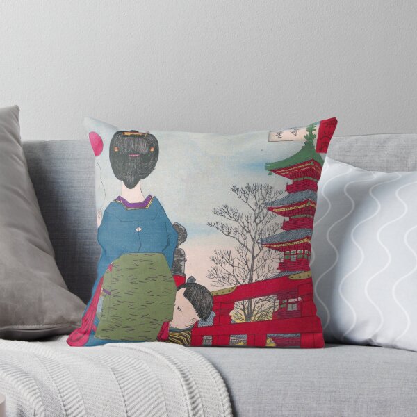 Item preview, A walk through Sensoji Temple by Kobayashi Kiyochika designed and sold by Kina-design.