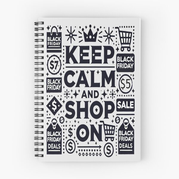 Item preview, Black Friday Sale- Keep Calm and Shop On designed and sold by Rajasekar.