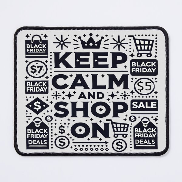 Item preview, Black Friday Sale- Keep Calm and Shop On designed and sold by Rajasekar.