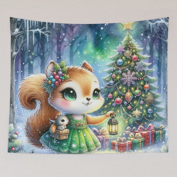 Item preview, Christmas Chibi Squirrel  designed and sold by purplesensation.