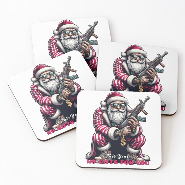 Item preview, Gangster Santa Claus in Russian crouch with saying 2 designed and sold by Salimgor Hangaround Music.