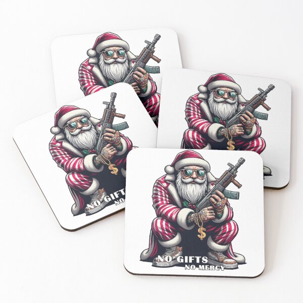 Item preview, Gangster Santa Claus in Russian crouch with saying 3 designed and sold by Salimgor Hangaround Music.