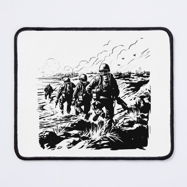Item preview, D Day Normandy Landing Beach WWII Sword Utah Juno Gold World War designed and sold by inkoutninja.