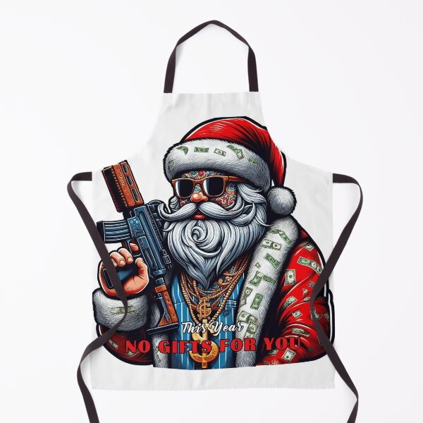 Item preview, Gangster Santa Claus with AK 47 and saying 1 designed and sold by Salimgor Hangaround Music.