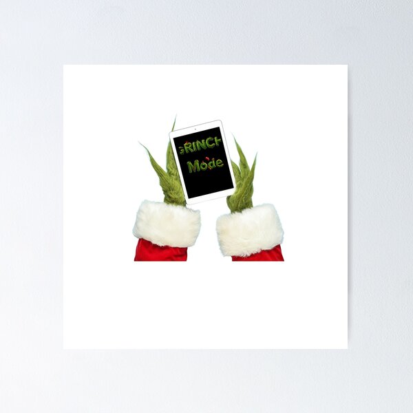 Item preview, Grinch Mode - Funny Christmas Design designed and sold by TRaluca.