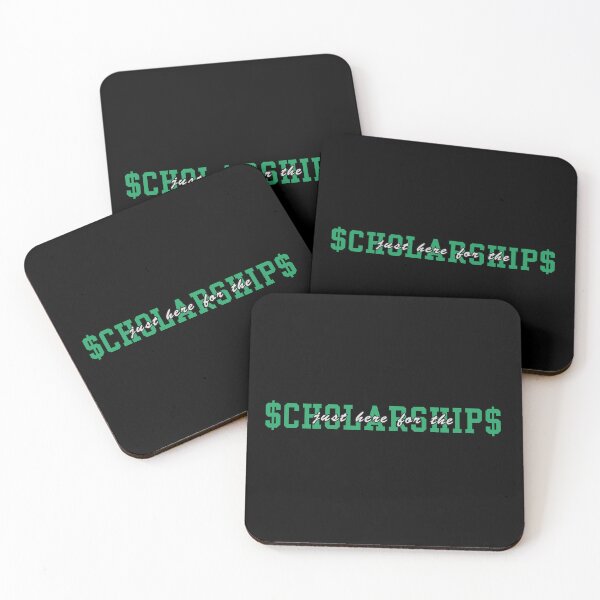 Item preview, Just Here for the Scholarships – Funny College Student designed and sold by DesignDazzles.