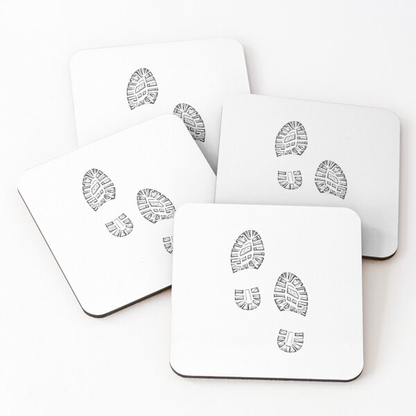 Item preview, Shoe prints, footprints,hiking bootprint  designed and sold by SOUFIANE1991.