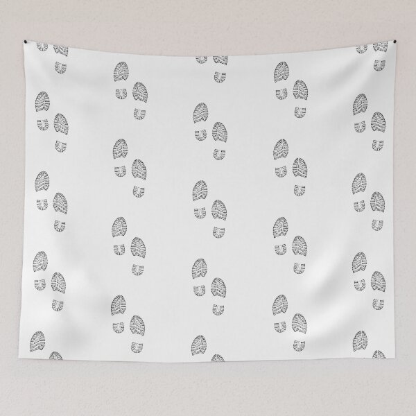 Item preview, Shoe prints, footprints,hiking bootprint  designed and sold by SOUFIANE1991.