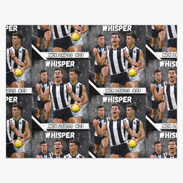 Item preview, Nick Daicos Collingwood Magpies AFL Football Aussie Rules designed and sold by tigersman32.