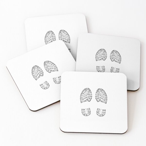 Item preview,  Shoe prints, footprints,hiking bootprint  designed and sold by SOUFIANE1991.