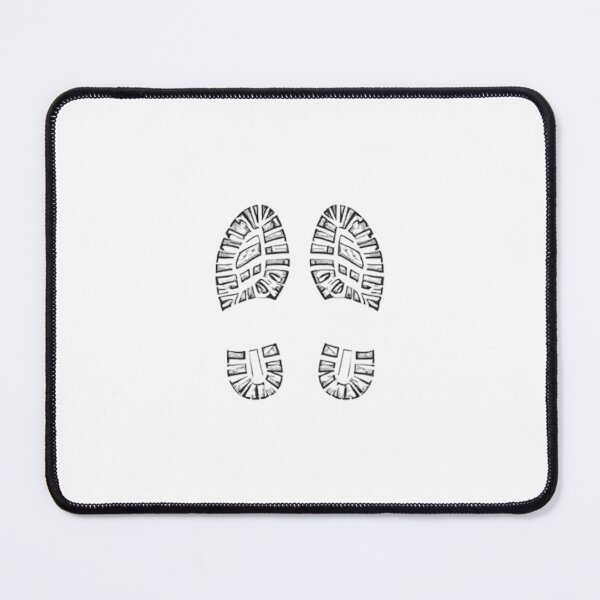 Item preview, Shoe prints, footprints,hiking bootprint designed and sold by SOUFIANE1991.