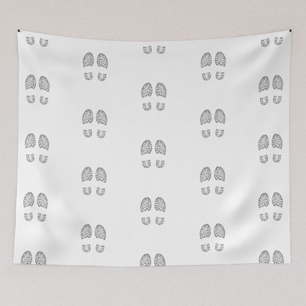 Item preview,  Shoe prints, footprints,hiking bootprint  designed and sold by SOUFIANE1991.