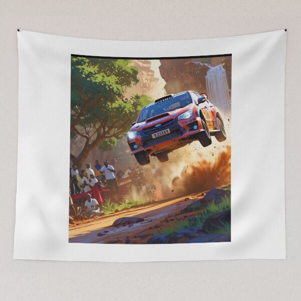 Item preview, Rally Car, Africa, Jumping, mid air, Vintage, Racing, and, Motorsport, Race,  designed and sold by tshirtart2024.