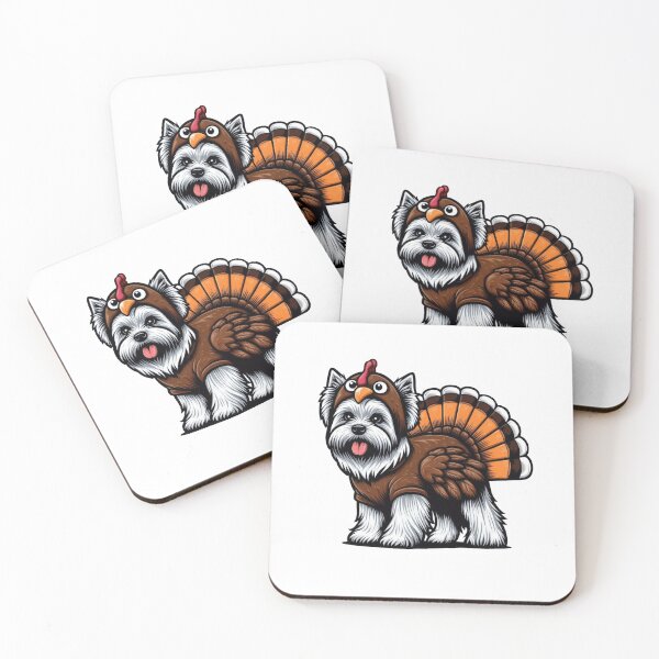 Item preview, Skye Terrier Dog Thanksgiving designed and sold by doodIllustrate.
