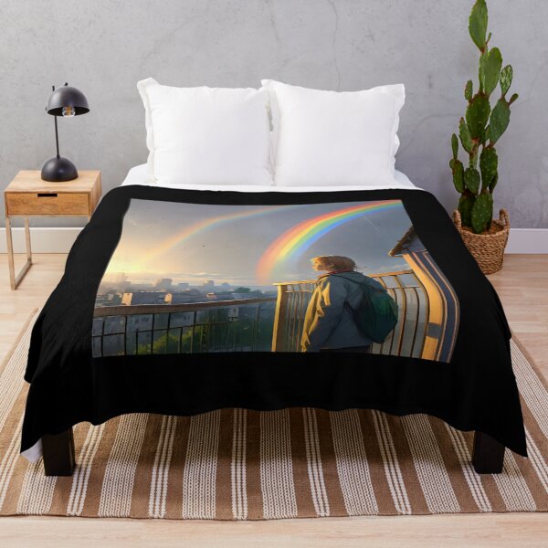 Item preview, The rainy day is broken and a rainbow is out. designed and sold by Nomad-Maynard.