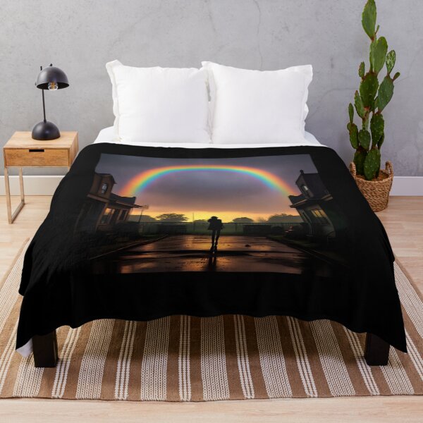 Item preview, The rainy day is broken and a rainbow is out. designed and sold by Nomad-Maynard.