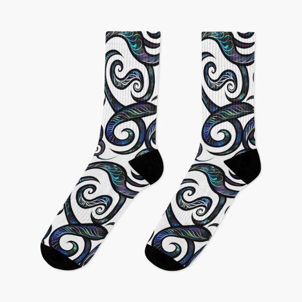 Item preview, New Zealand Māori Paua Pattern Koru Design 108 designed and sold by GrinGalore.