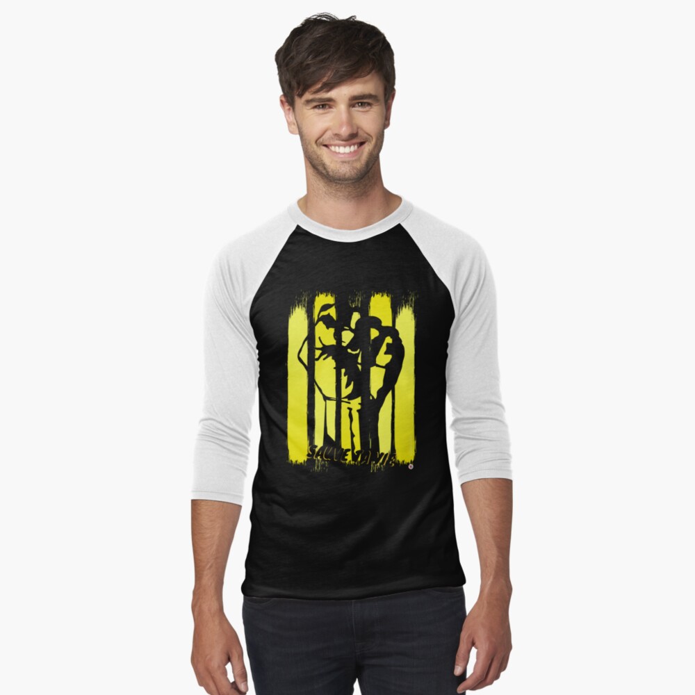 Aperçu de l'œuvre T-shirt baseball manches ¾ créée et vendue par Vinidal.