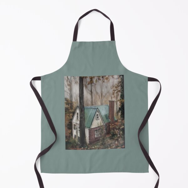 Item preview, Small house in the woods in autumn designed and sold by GothicByNature.