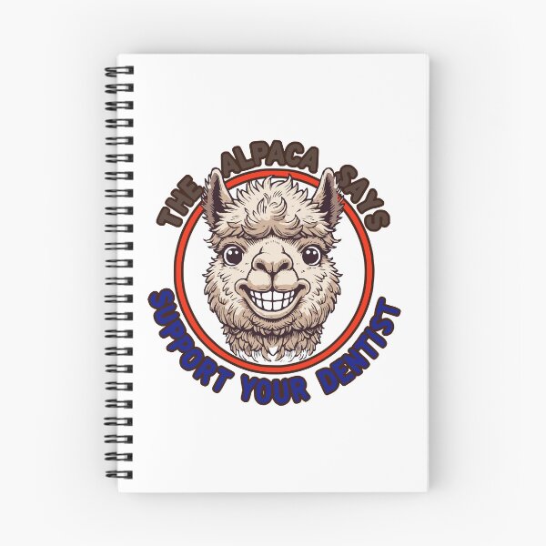 Item preview, The Alpaca Says: Support Your Dentist designed and sold by 2Blue-Dots.