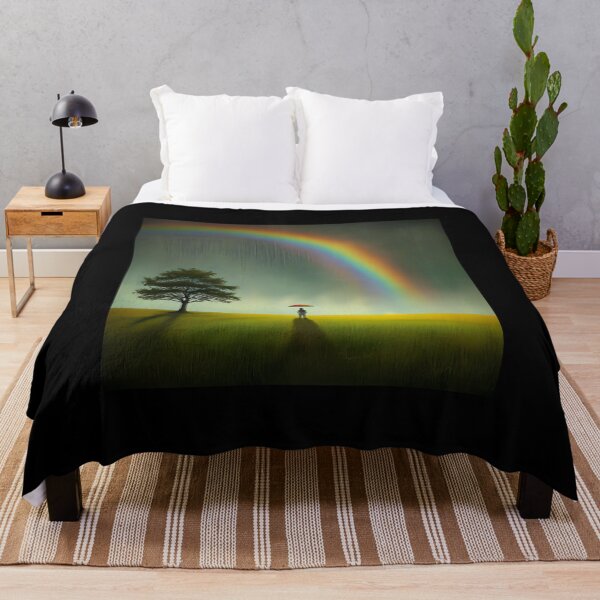 Item preview, The rainy day is broken and a rainbow is out. designed and sold by Nomad-Maynard.