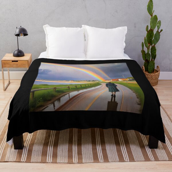 Item preview, The rainy day is broken and a rainbow is out. designed and sold by Nomad-Maynard.