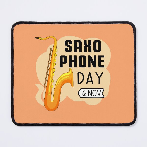 Item preview, 6 November Saxo Phone Day - Wacky Holidays designed and sold by ChemicalXShop.