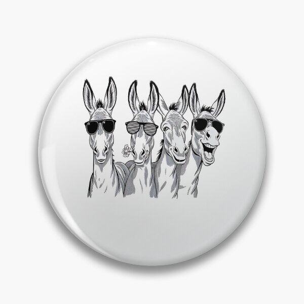 Item preview, Dinkey donkey - Donkey silhouette - Donkeys are awesome - Donkey charms - Donkey nature designed and sold by JansenGS.