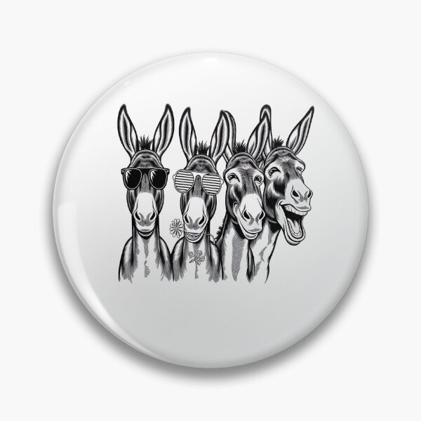 Item preview, Dinkey donkey - Donkey silhouette - Donkeys are awesome - Donkey charms - Donkey nature designed and sold by JansenGS.