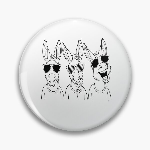 Item preview, Dinkey donkey - Donkey silhouette - Donkeys are awesome - Donkey charms - Donkey nature designed and sold by JansenGS.
