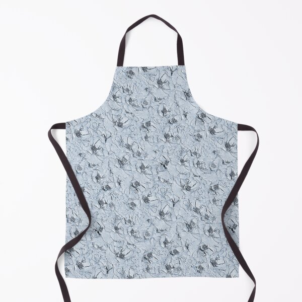 Item preview, Abstract Monochromatic Floral Pattern in Blue designed and sold by Artistestella.