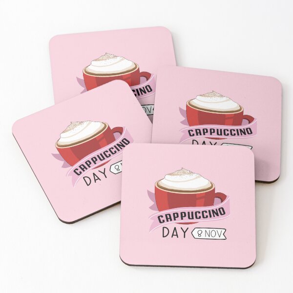 Item preview, 8 November Cappuccino Day - Wacky Holidays designed and sold by ChemicalXShop.