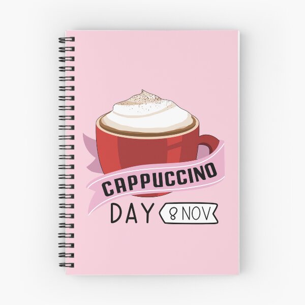 Item preview, 8 November Cappuccino Day - Wacky Holidays designed and sold by ChemicalXShop.