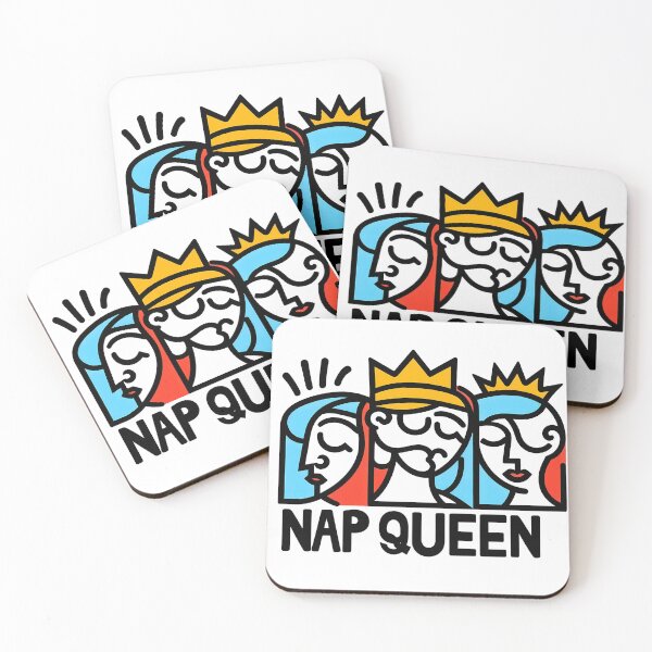 Item preview, Nap Queen – Minimalist Cubic Art with Retro Humor designed and sold by OzzFrequency.