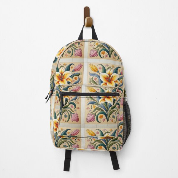 Item preview, floral tiles,lilies designed and sold by Krzysztof Patalas.