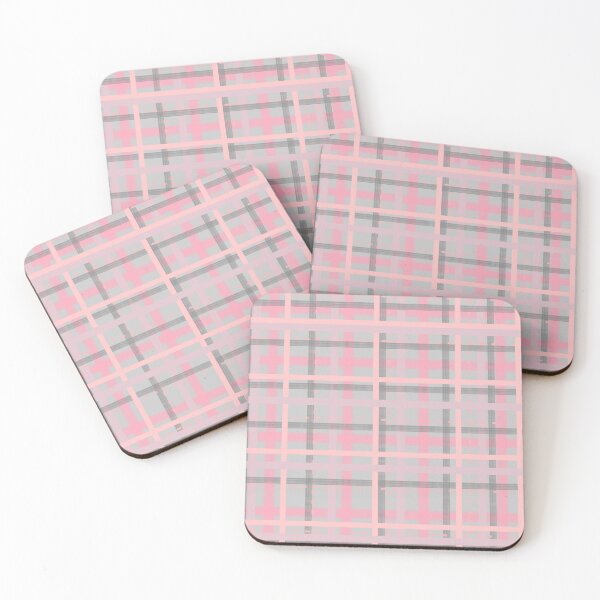 Item preview, Soft Gray and Pink Plaid  designed and sold by JaygiesDesign.